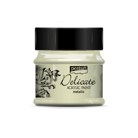 Delicate Metallic Paint, design by Pentart, arts & entertainment > hobbies & creative arts > arts & crafts, for decoupage and crafting