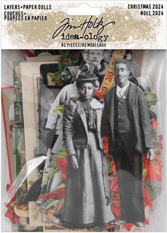 Tim Holtz Christmas Layers and Paper Dolls
