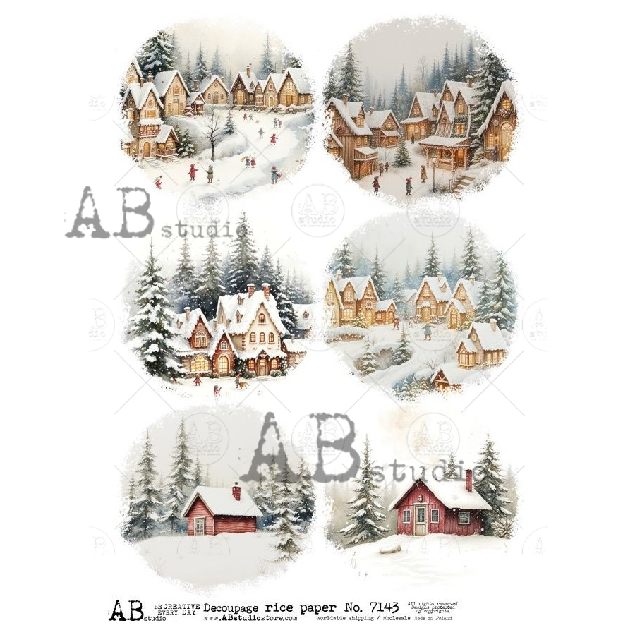 AB Studios Winter Village Houses ABRP_7143