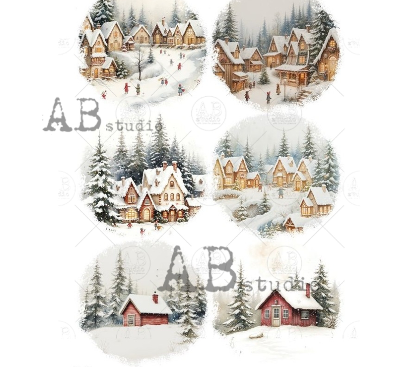 AB Studios Winter Village Houses ABRP_7143