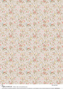 Spring Dusty Rose Florals Pattern