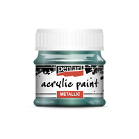 Acrylic paint metallic, design by Pentart, arts & entertainment > hobbies & creative arts > arts & crafts, for decoupage and crafting