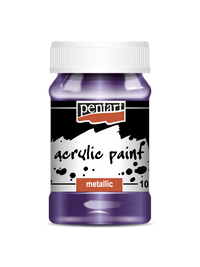 Acrylic paint metallic, design by Pentart, arts & entertainment > hobbies & creative arts > arts & crafts, for decoupage and crafting