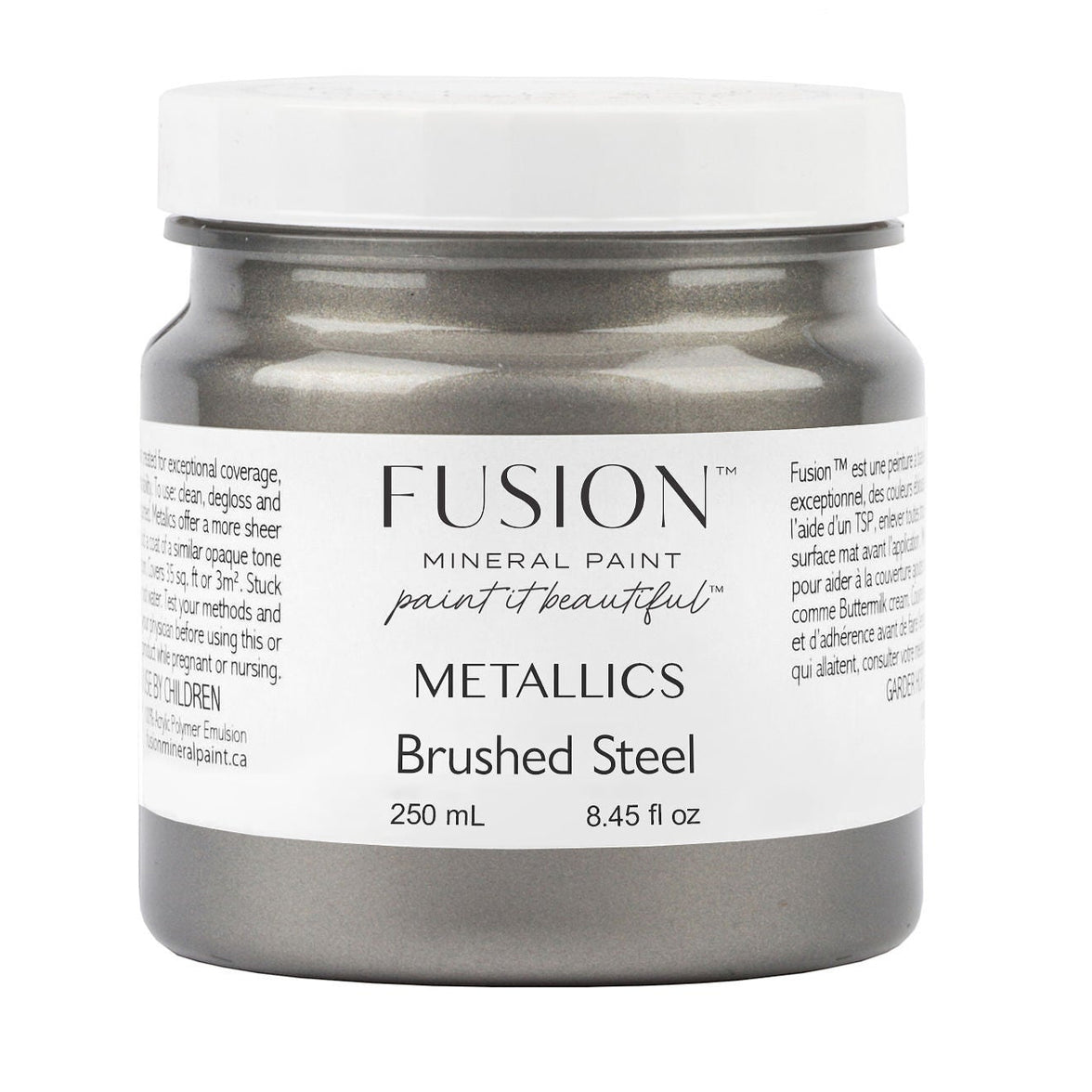 Metallic Brushed Steel