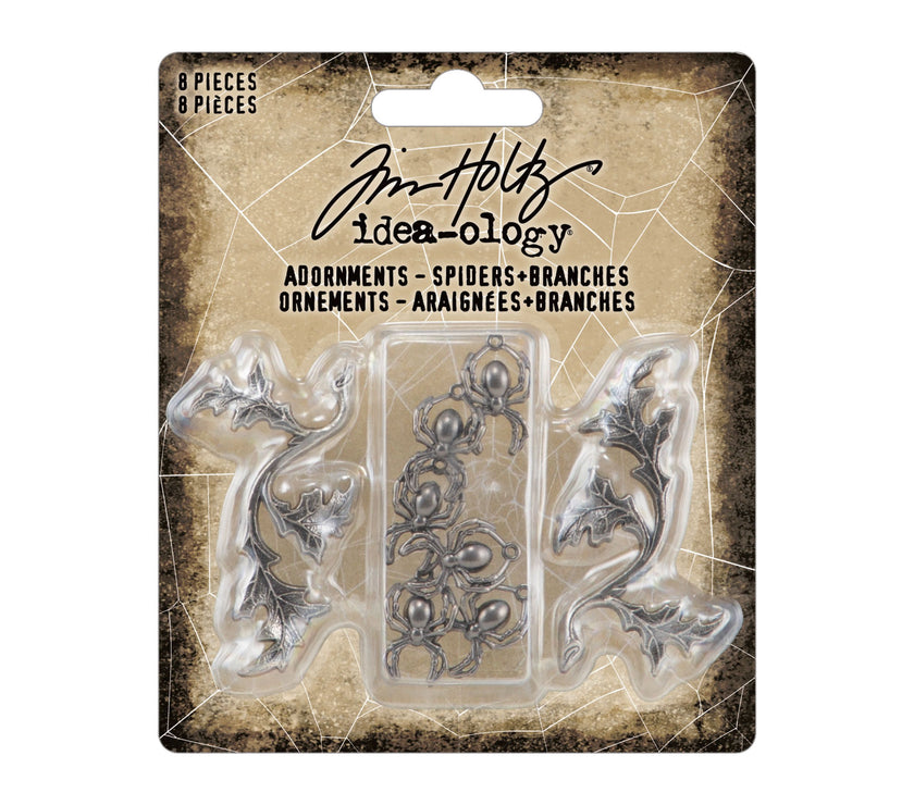 Tim Holtz Halloween Adornments Spider and Branches 2023