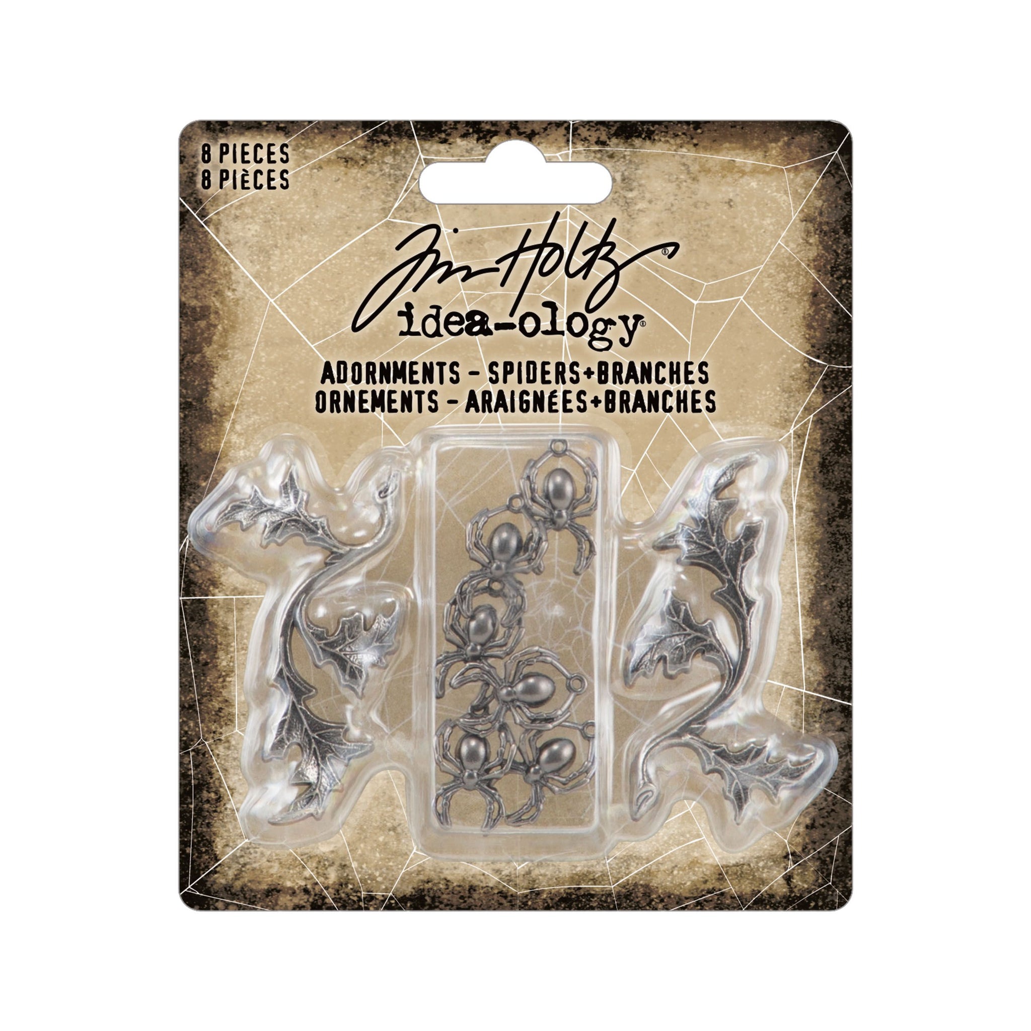 Tim Holtz Halloween Adornments Spider and Branches 2023