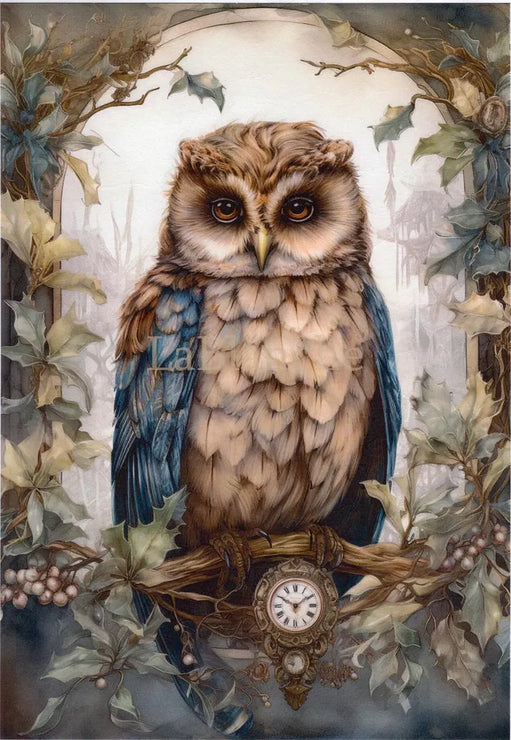 Fantasy Meadow Owl