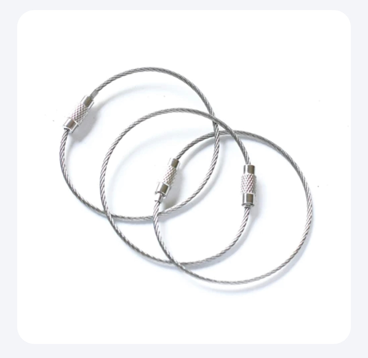 Tim Holtz Cable Binder Ring 3 Pack