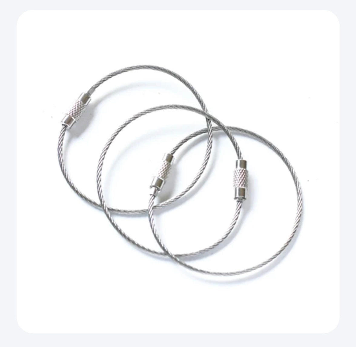 Tim Holtz Cable Binder Ring 3 Pack