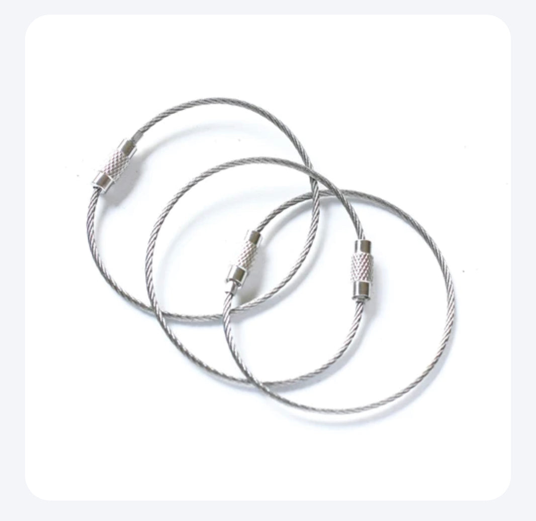 Tim Holtz Cable Binder Ring 3 Pack