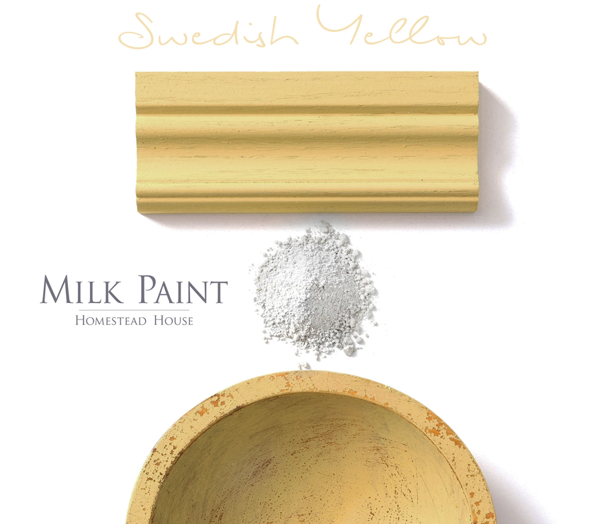 Swedish Yellow Homestead House Milkpaint