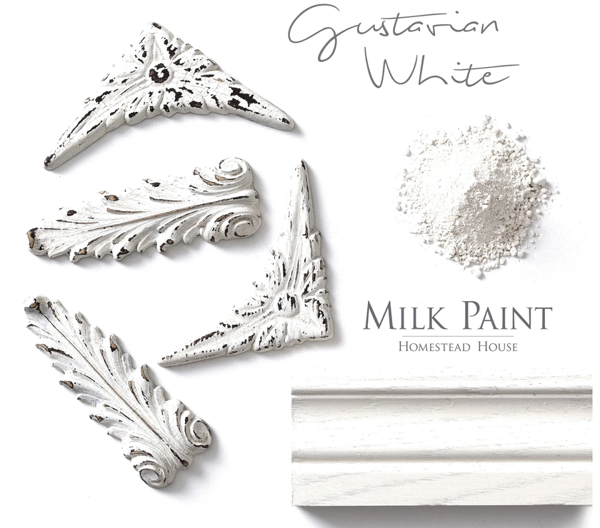 Gustavian White Homestead House Milkpaint 300g