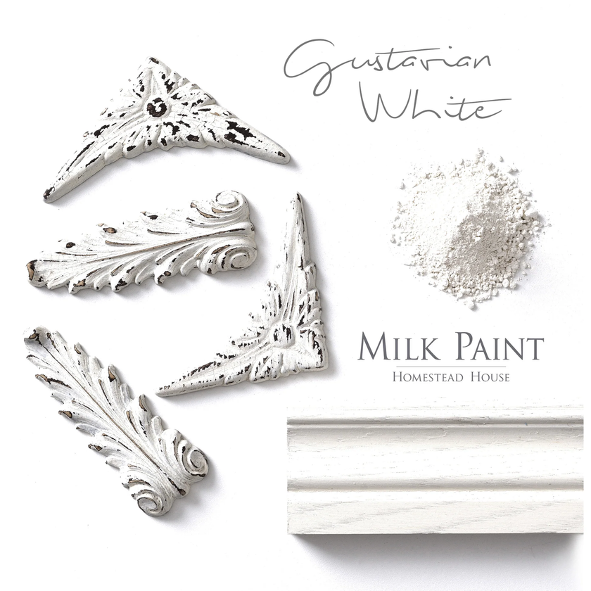 Gustavian White Homestead House Milkpaint 300g