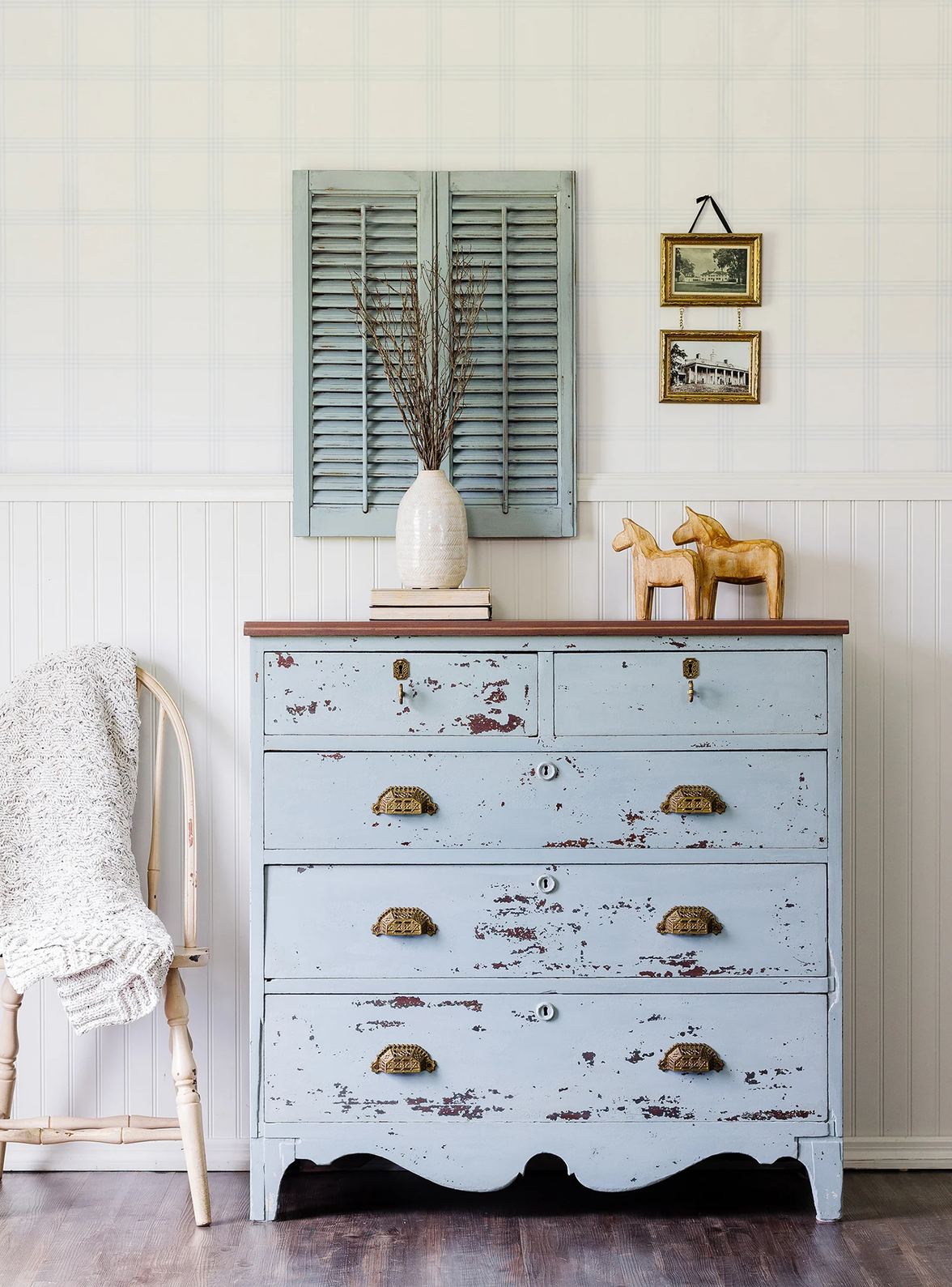 Solstice Blue Homestead House Milkpaint 330g