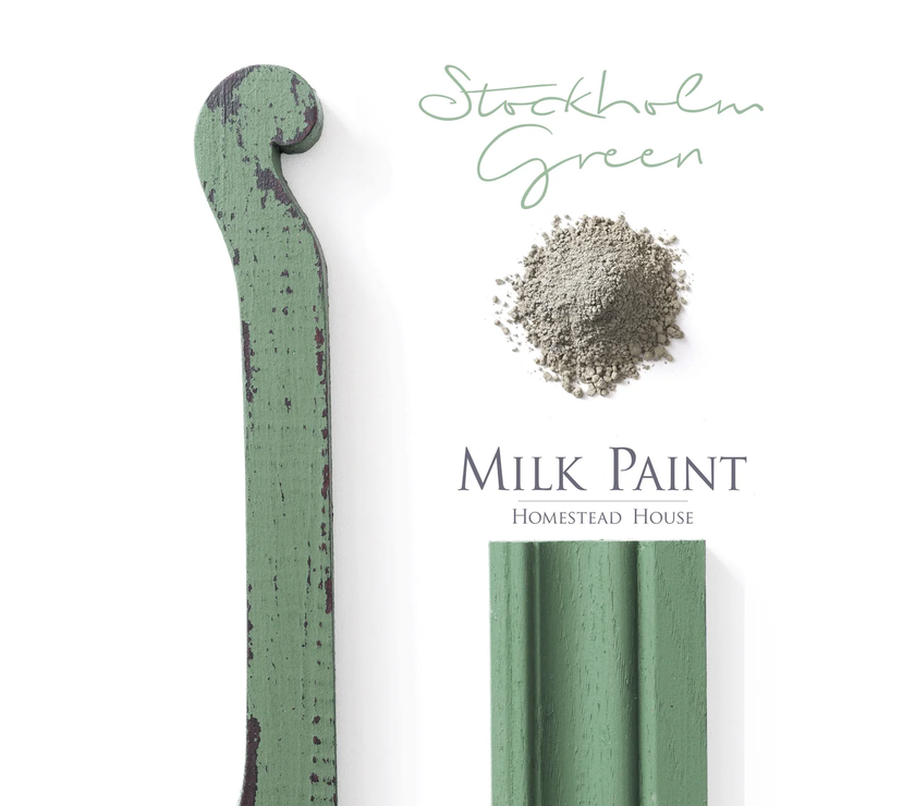 Stockholm Green Homestead House Milkpaint 330g