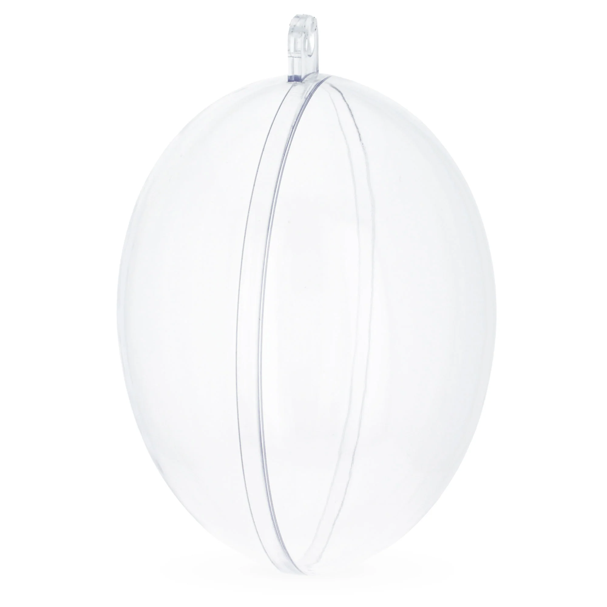 Clear Plastic Egg Ornaments