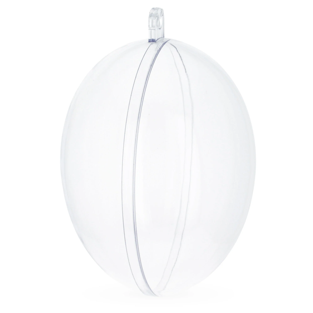 Clear Plastic Egg Ornaments