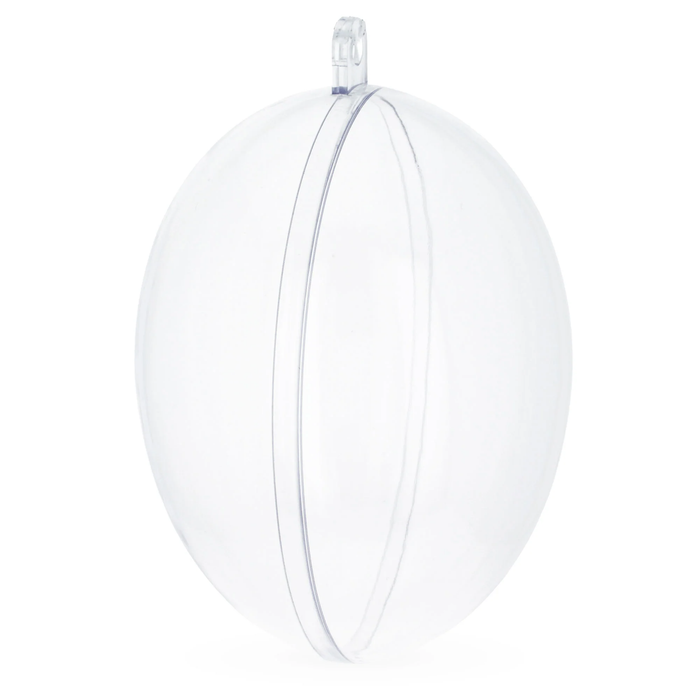 Clear Plastic Egg Ornaments