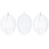Clear Plastic Egg Ornaments