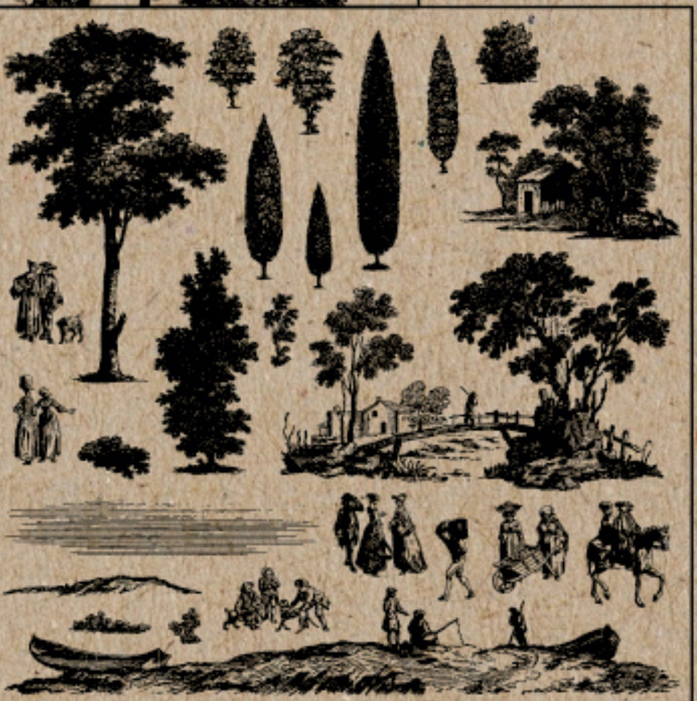 Rural Scenes IOD Décor Stamp (DISCONTINUED)