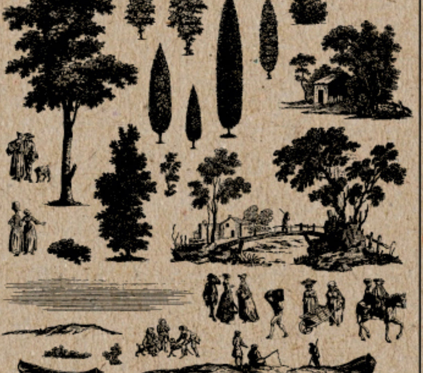 Rural Scenes IOD Décor Stamp (DISCONTINUED)