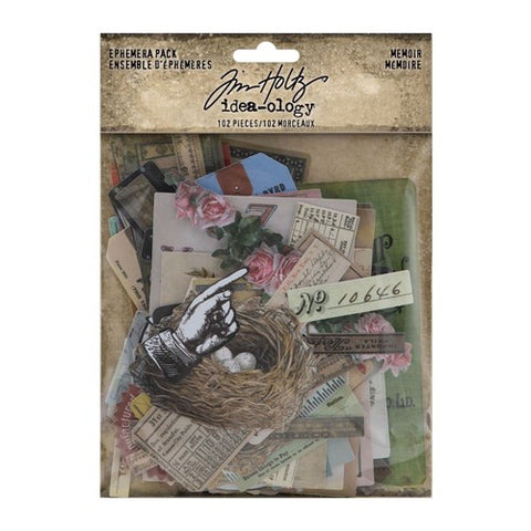 Tim Holtz Ephemera Pack Memoir