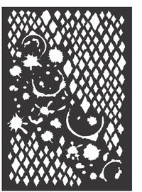 Hobbilicious Distressed Diamond Splatter A4