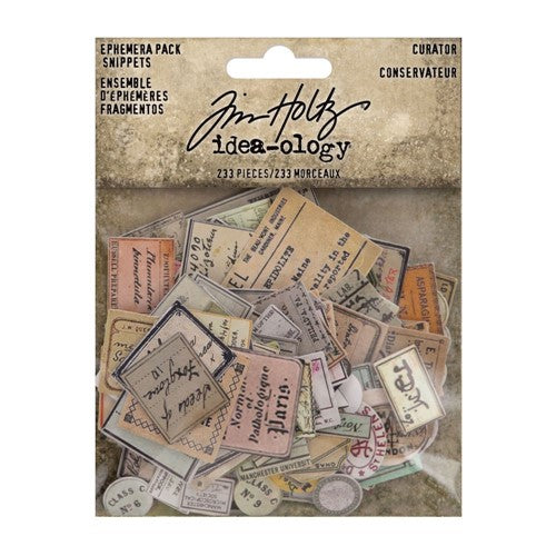 Tim Holtz Ephemera Snippets Curator