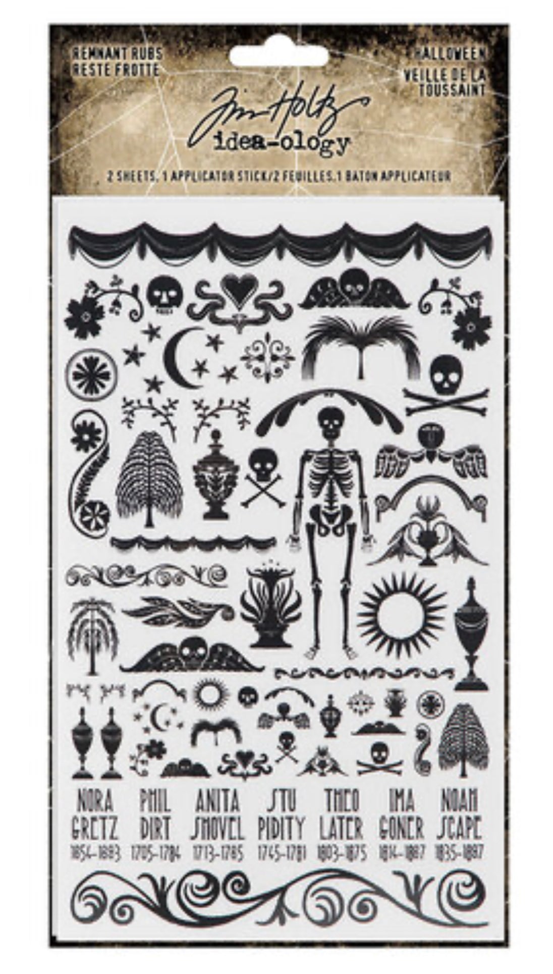Tim Holtz Halloween Remnant Rubs 2023