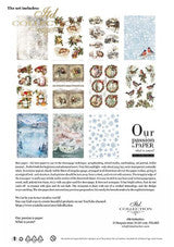 Christmas Time Rice Paper Pack of 11 A4