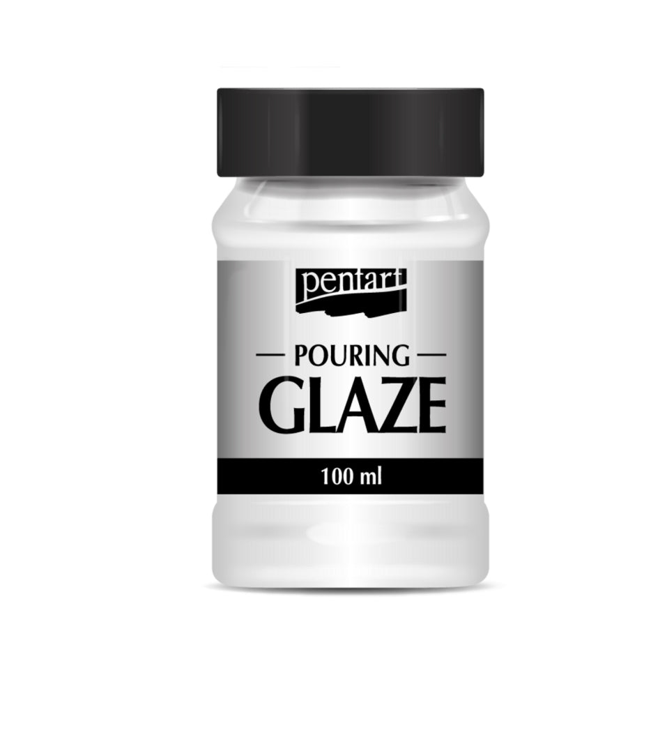 Pentart Pouring Glaze, design by Pentart, arts & entertainment > hobbies & creative arts > arts & crafts, for decoupage and crafting