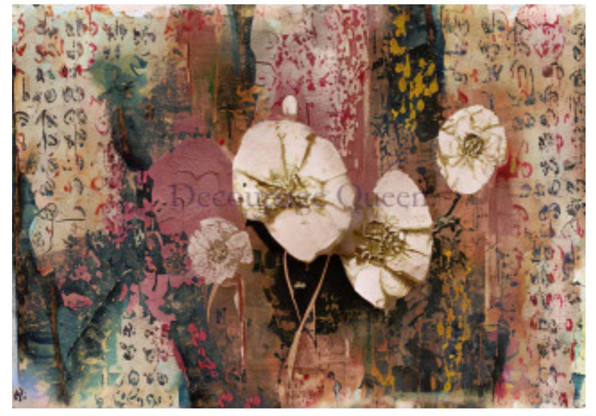 Dusky, rice paper design by Decoupage Queen, arts & entertainment > hobbies & creative arts > arts & crafts, for decoupage and crafting