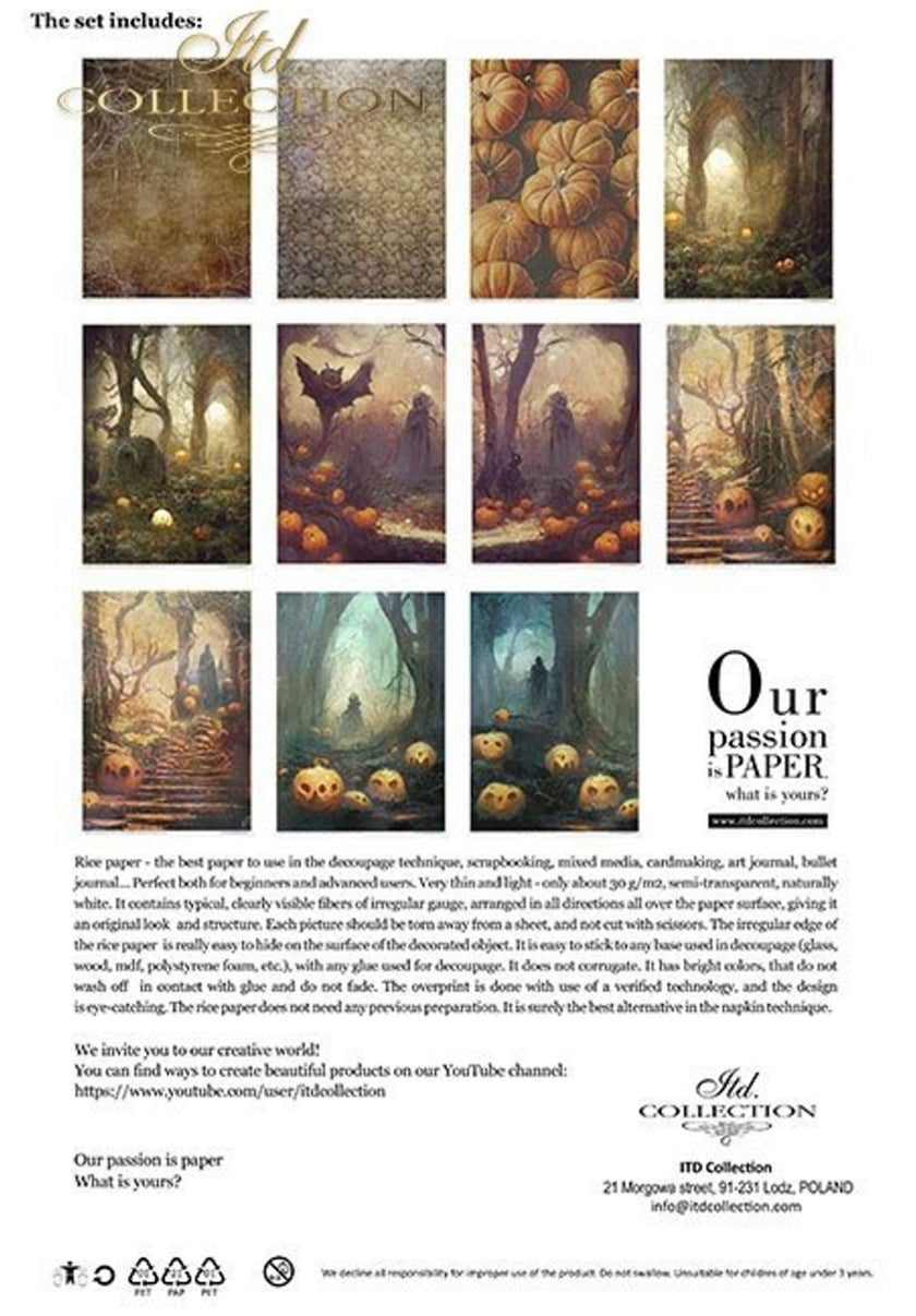 Rice Paper Pack Halloween