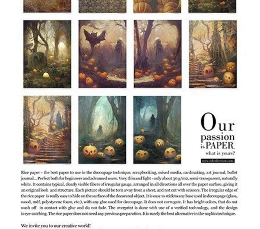 Rice Paper Pack Halloween