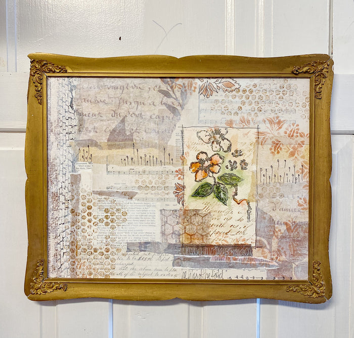 Mixed Media in Much Loved Antique Frame