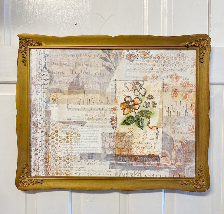 Mixed Media in Much Loved Antique Frame