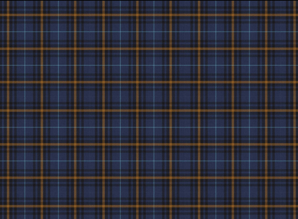 Roycycled Blue Tartan