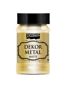 Dekor Metal matte 100 ml gold