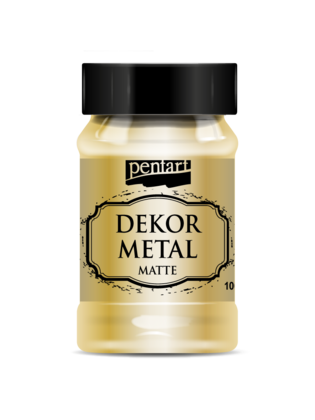 Dekor Metal matte 100 ml gold