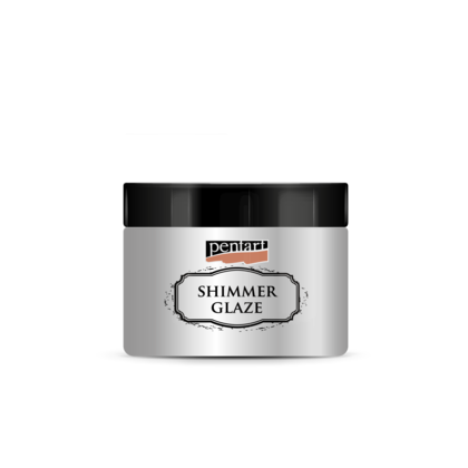 Shimmer glaze 150 ml silver