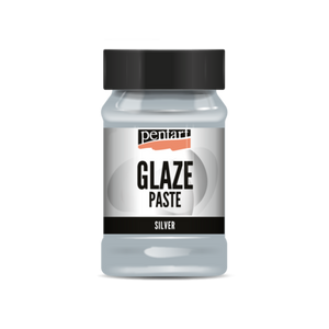 Glaze paste 100 ml Silver