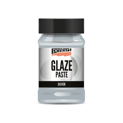 Glaze paste 100 ml Silver