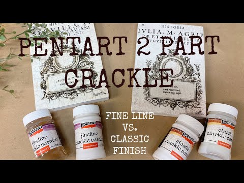 Pentart Fineline Crackle SETS