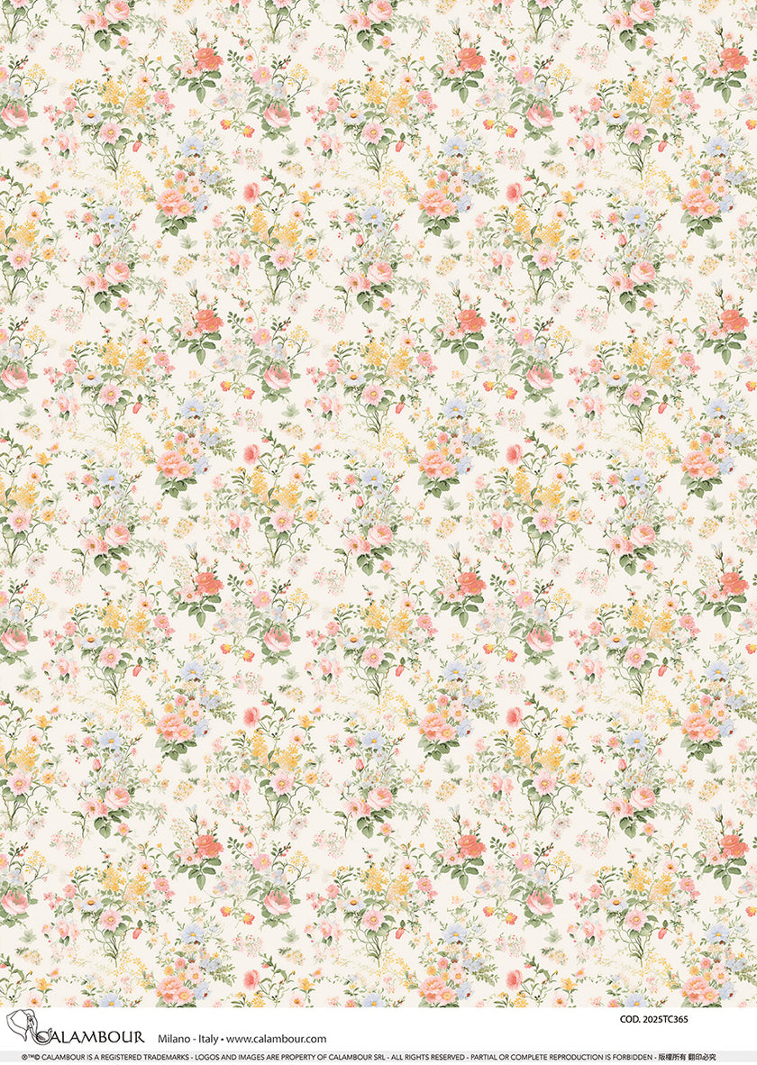Soft Spring Floral Bouquets Pattern 2025TC365