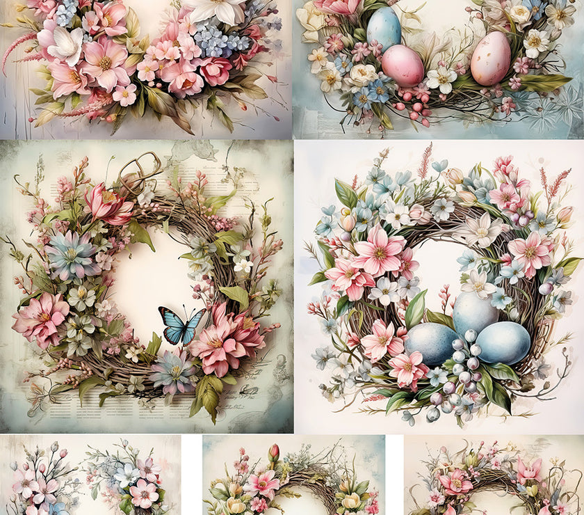 Spring Easter Florals 2 Seven Scenes