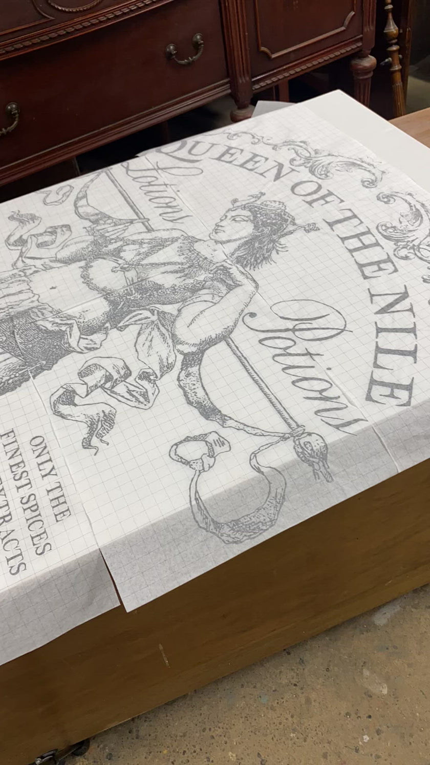 Queen of the Nile IOD Paint Inlay