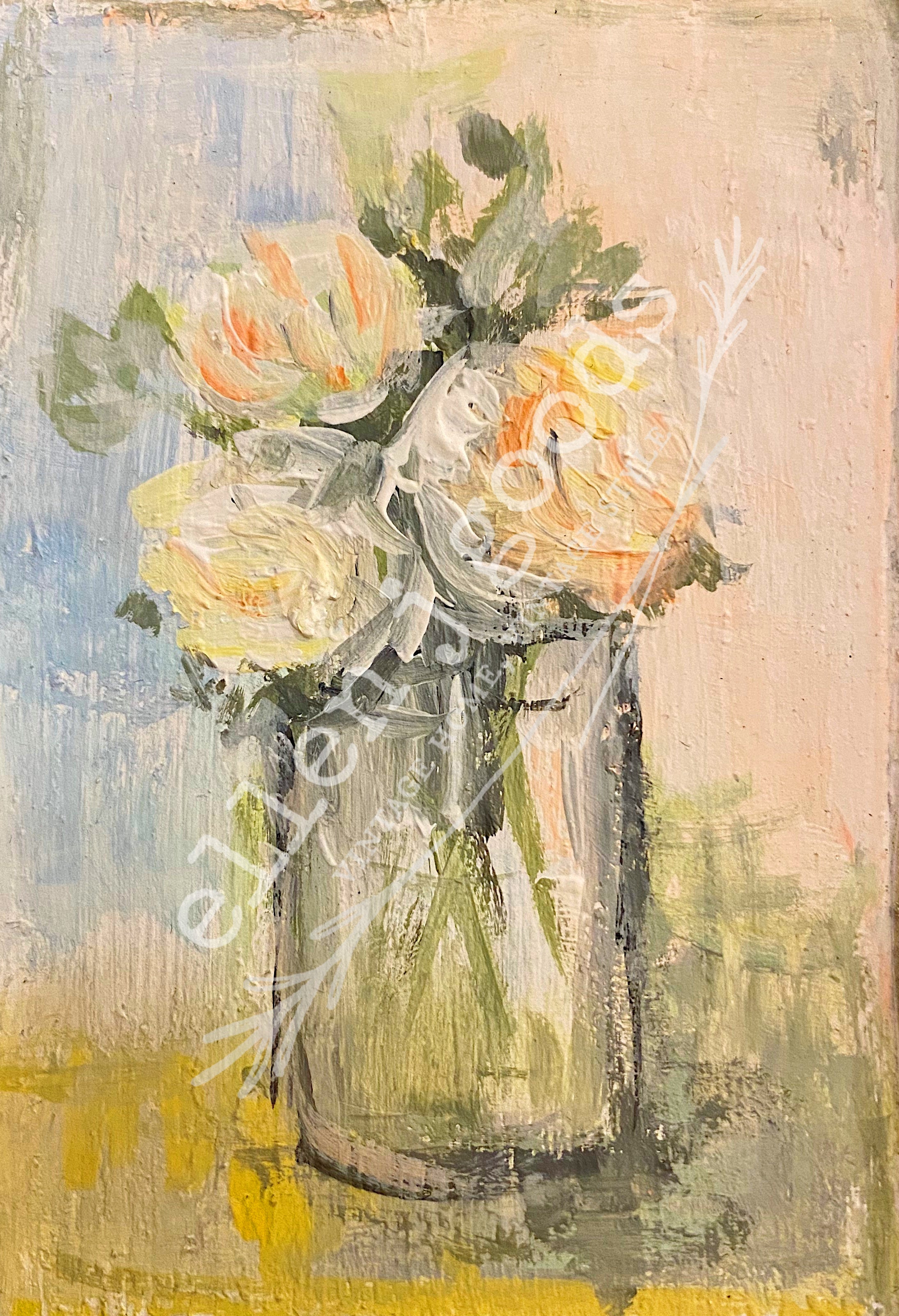 Set of 5 Mini Gallery Art Papers