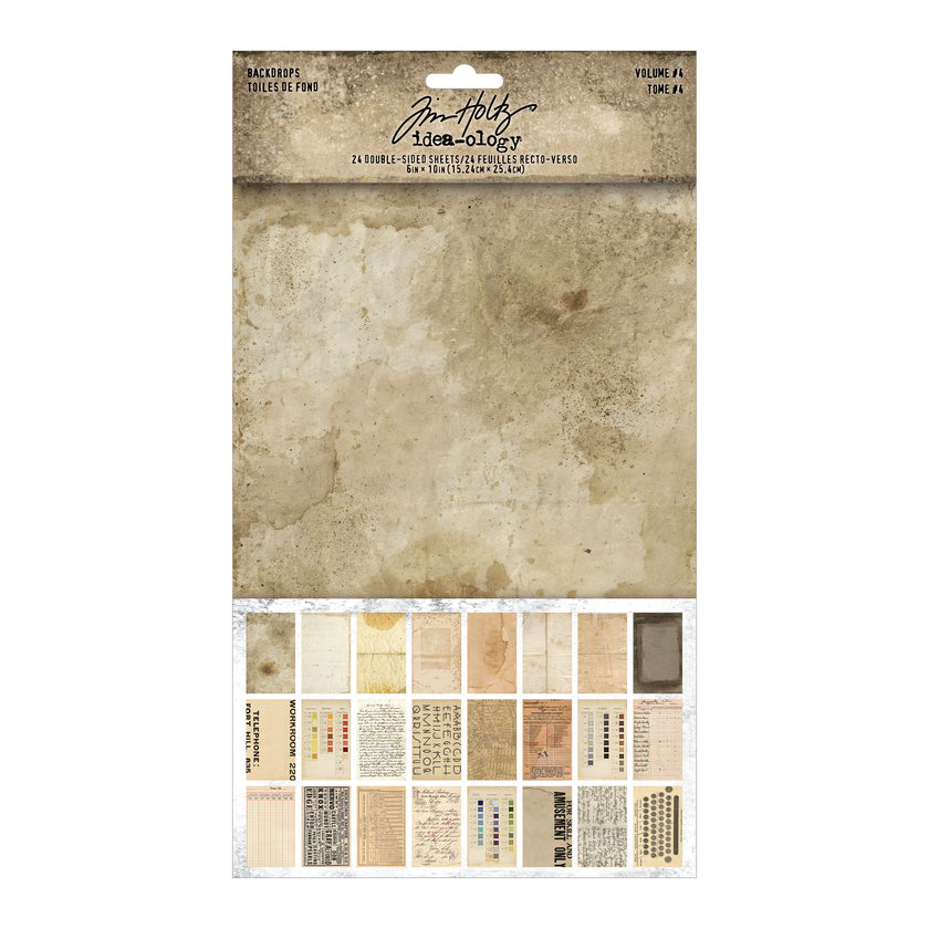 Tim Holtz Backdrops Volume 4