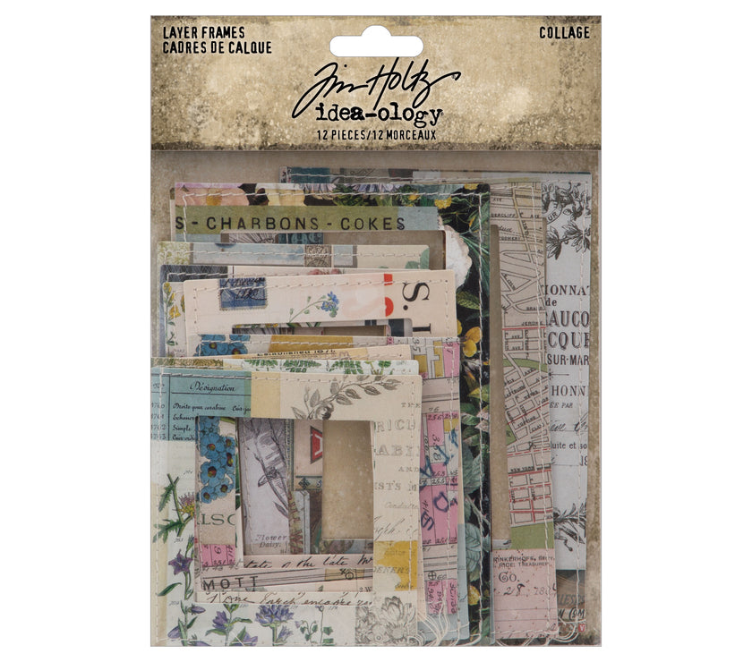 Tim Holtz Layer Frames, Collage