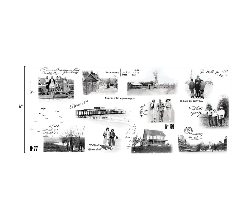 Tim Holtz Collage Paper, Photographic